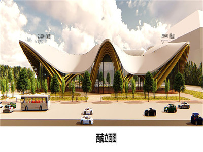祝賀我司與四川綠建西宜公司順利簽約宜賓國際竹產品交易中心幕墻工程